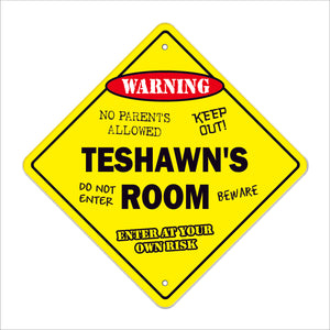 Teshawn's Room Sign