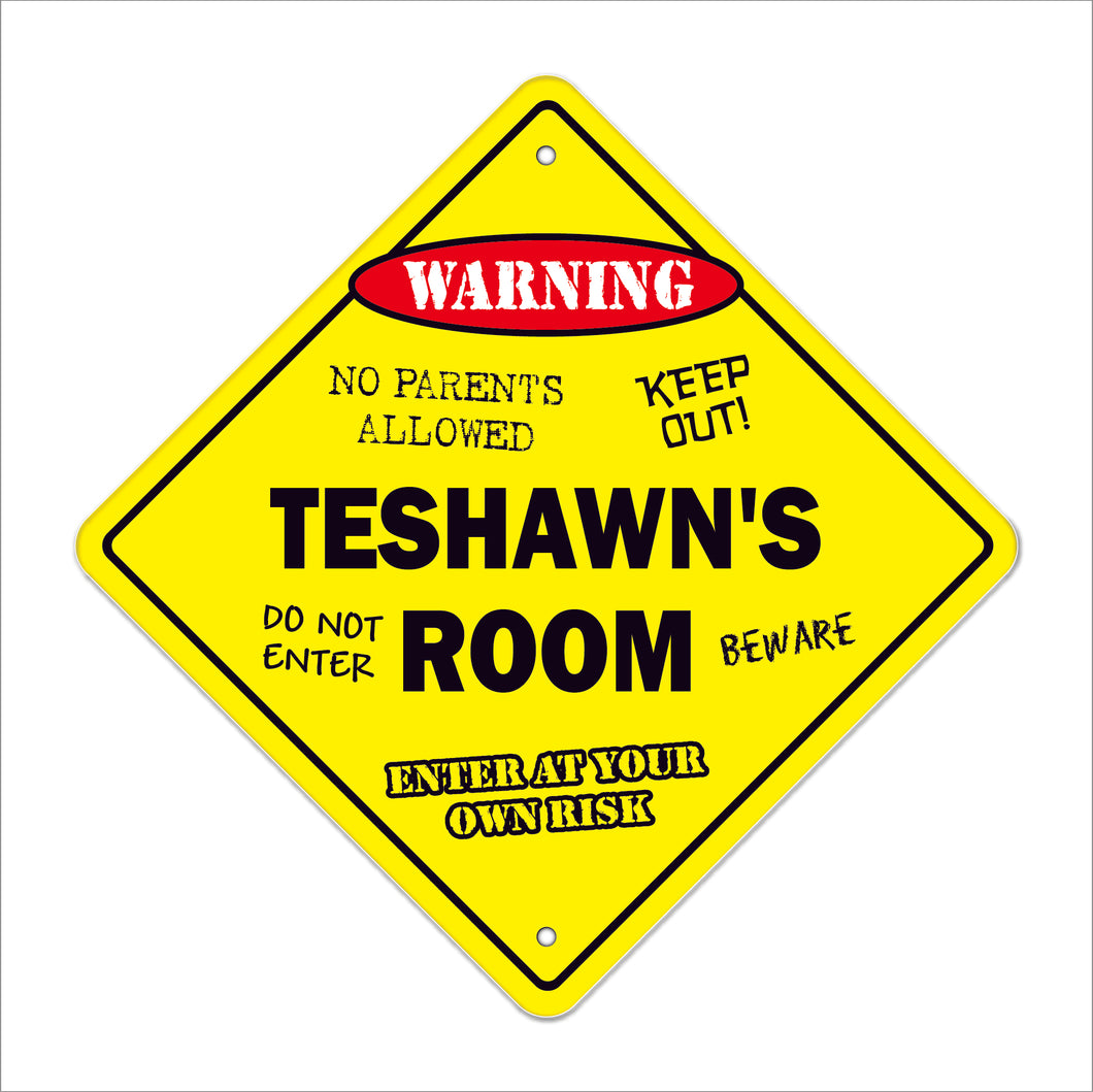 Teshawn's Room Sign