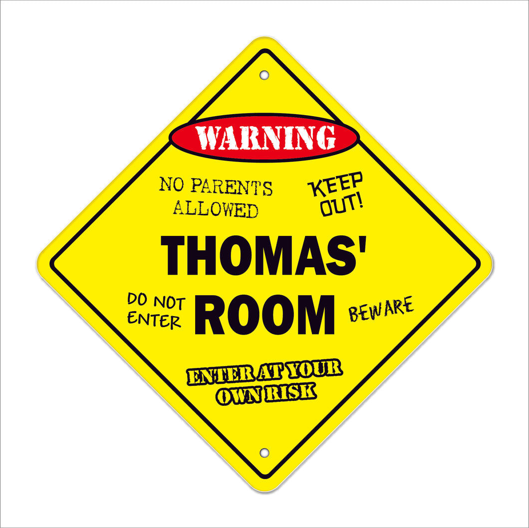 Thomas' Room Sign