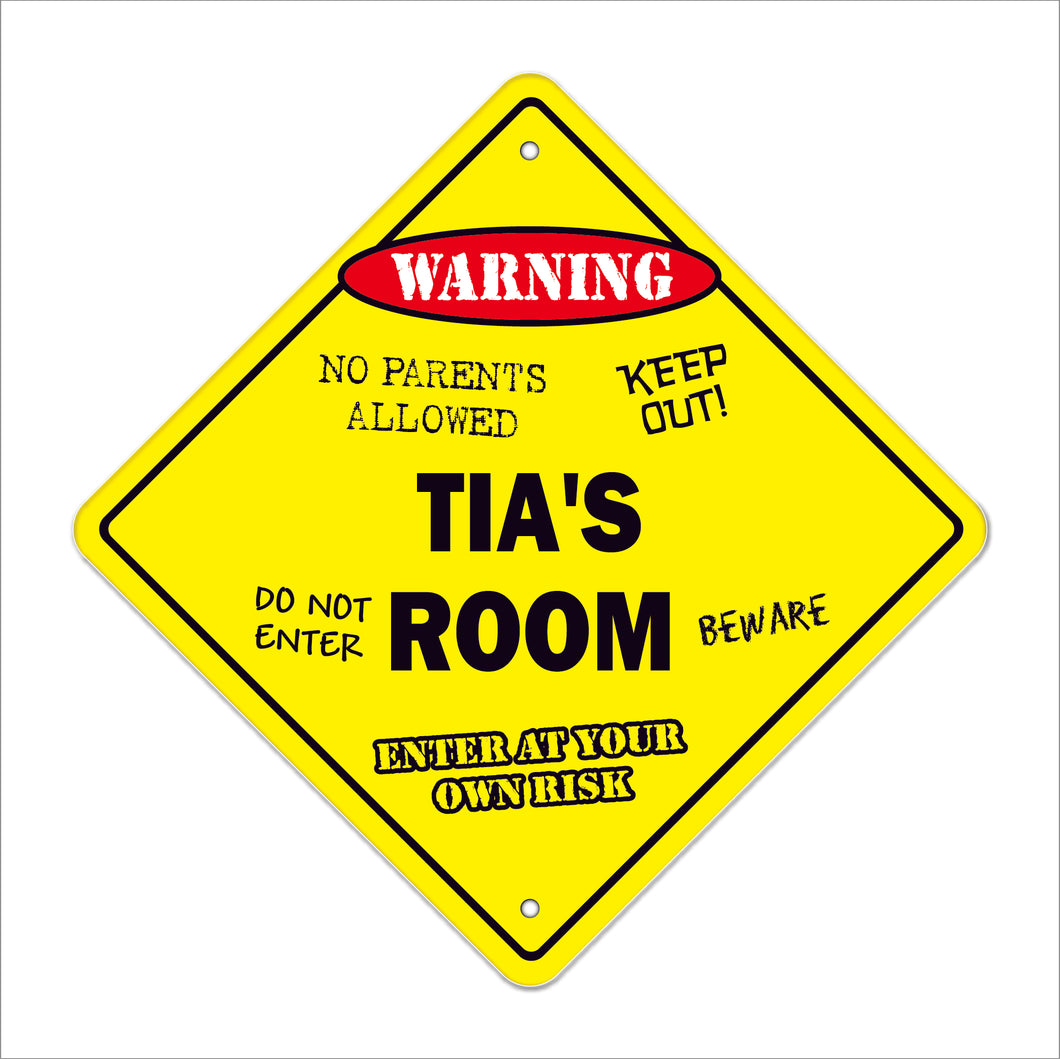 Tia's Room Sign