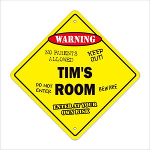 Tim's Room Sign