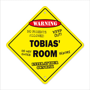 Tobias' Room Sign