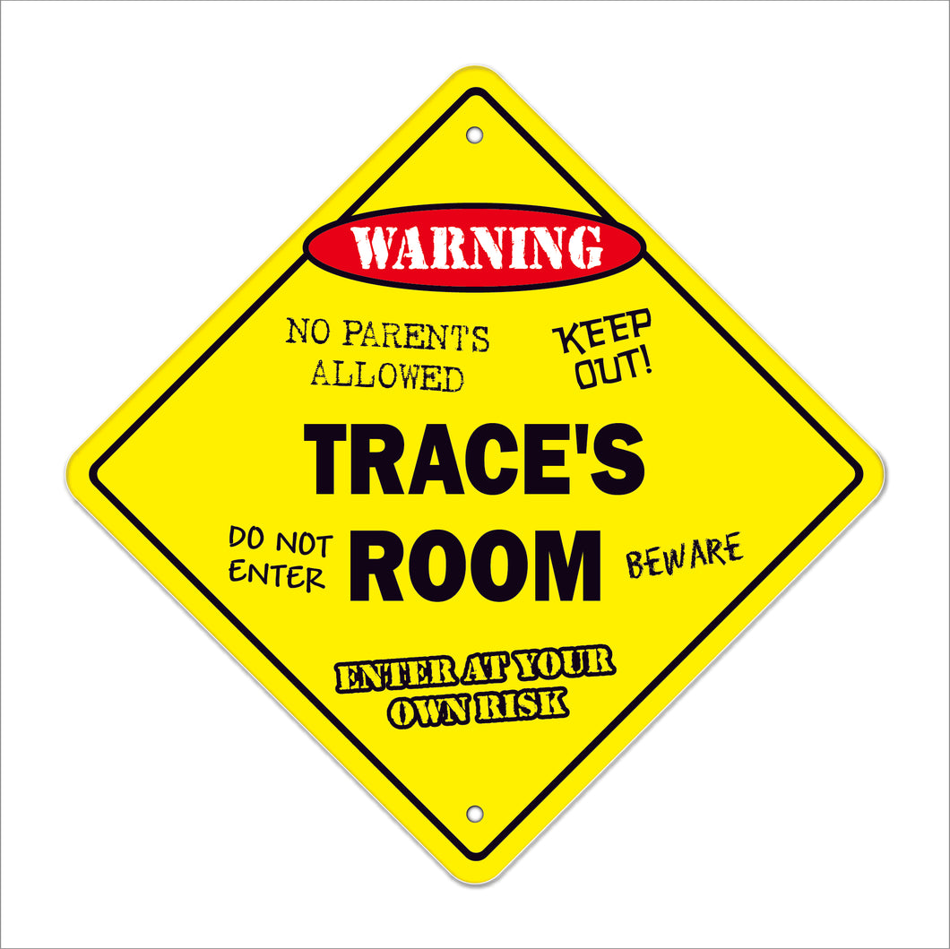 Trace's Room Sign