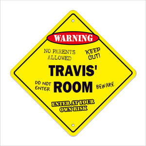 Travis' Room Sign