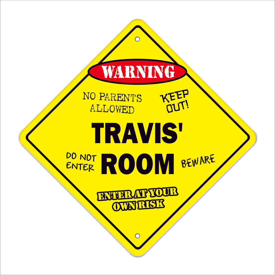 Travis' Room Sign