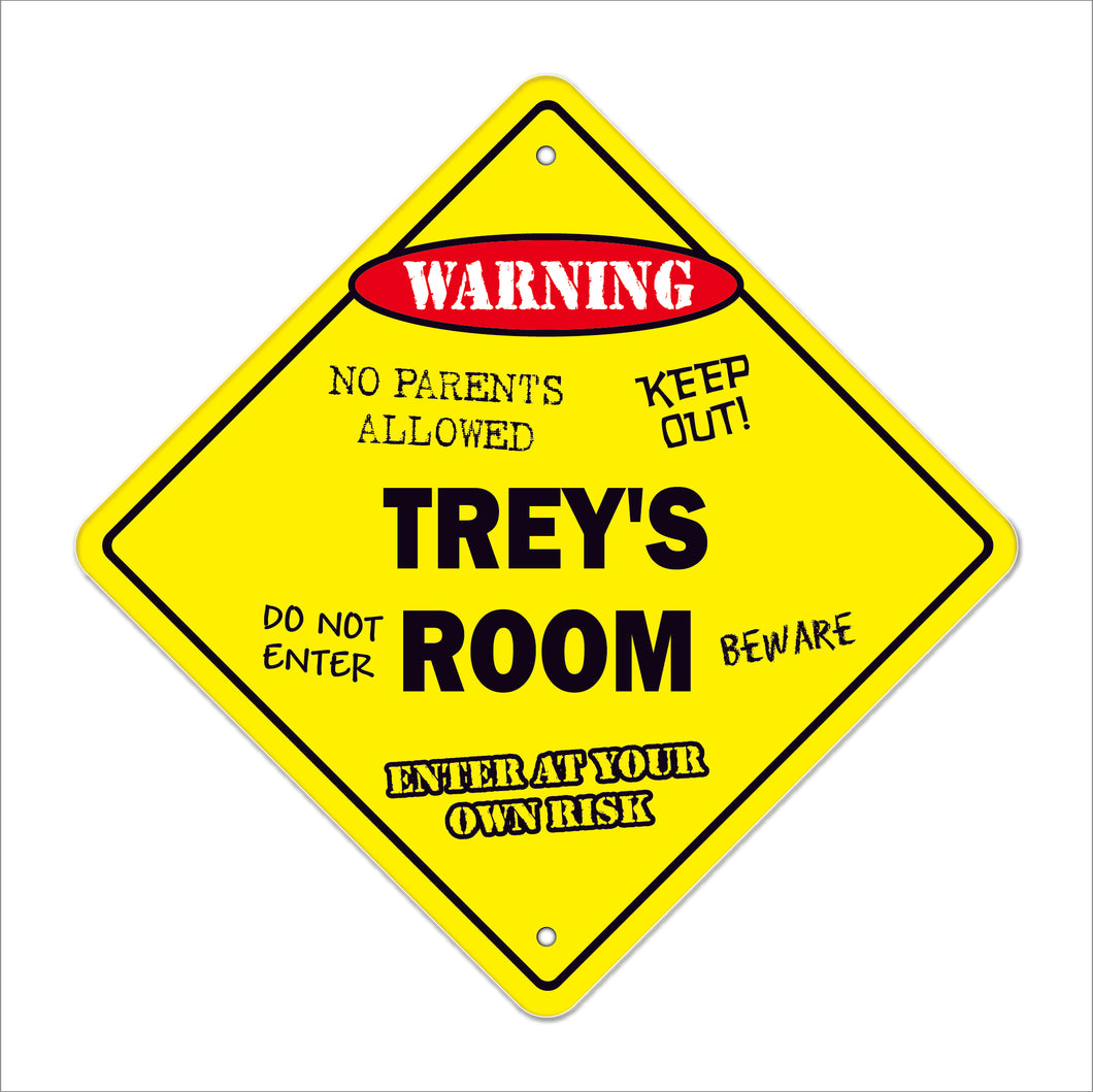 Trey's Room Sign