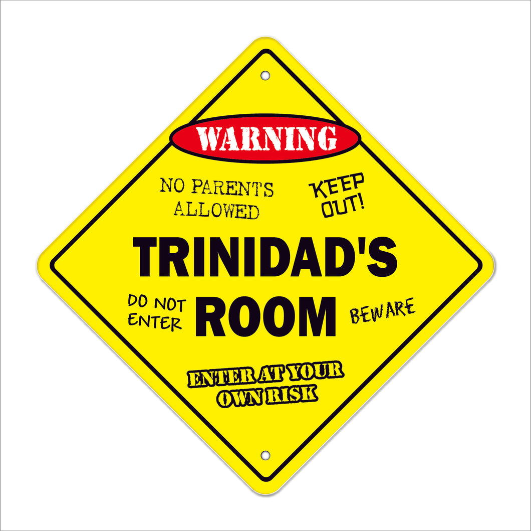 Trinidad's Room Sign