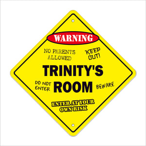Trinity's Room Sign