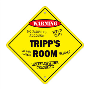 Tripp's Room Sign