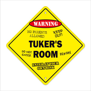 Tuker's Room Sign