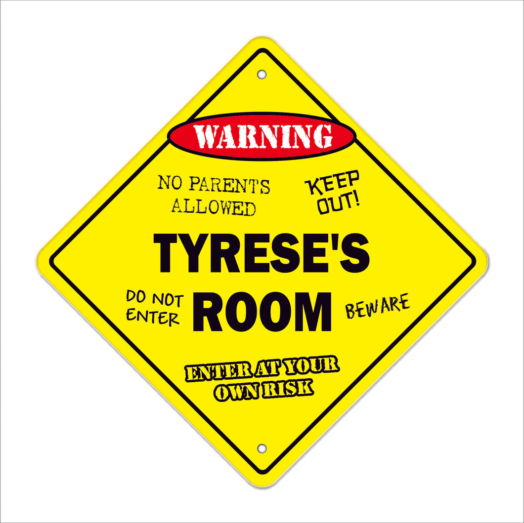 Tyrese's Room Sign