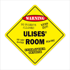 Ulises' Room Sign