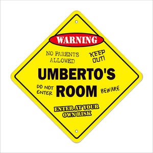 Umberto's Room Sign
