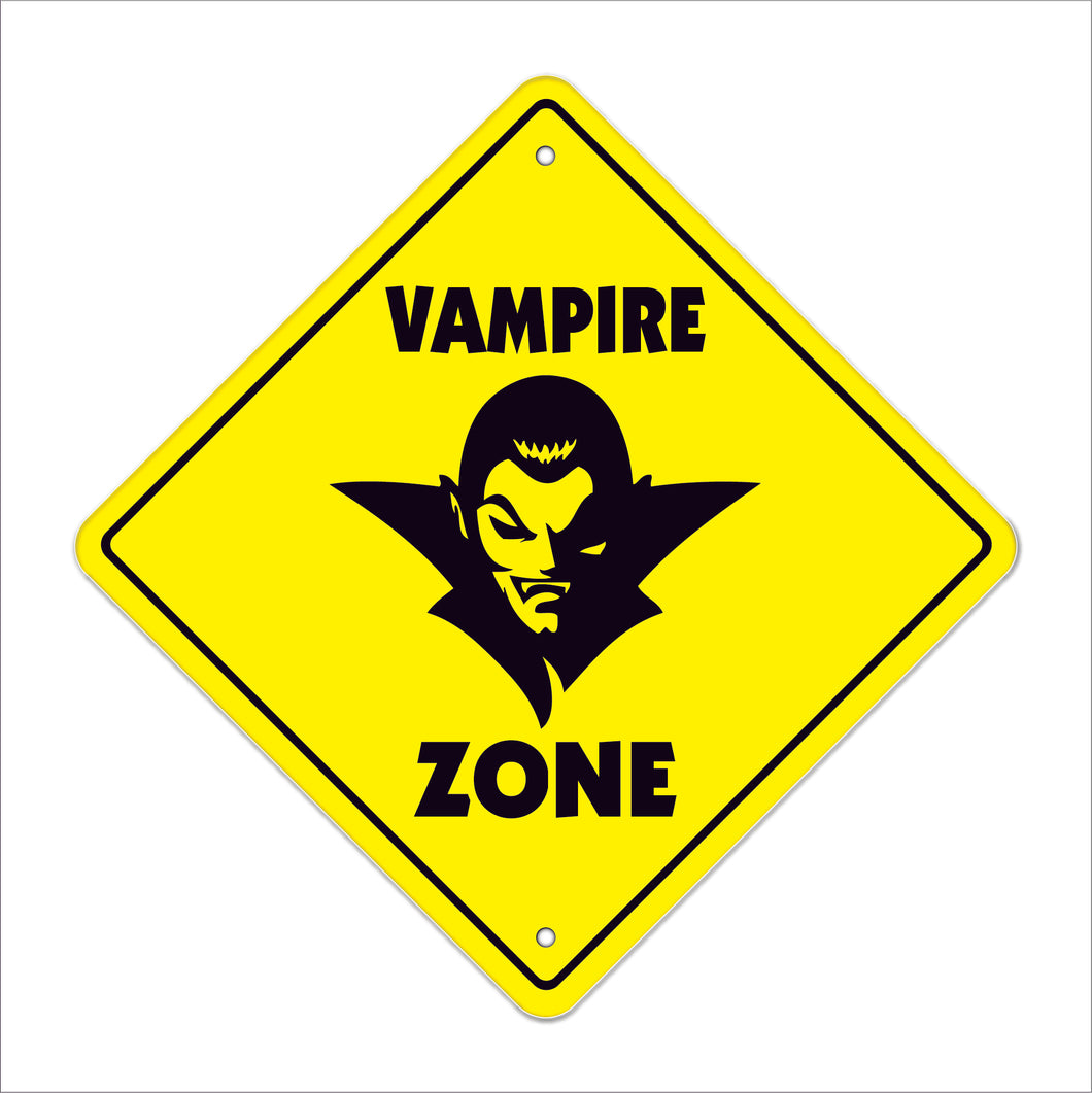 Vampire Crossing Sign