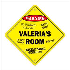 Valeria's Room Sign