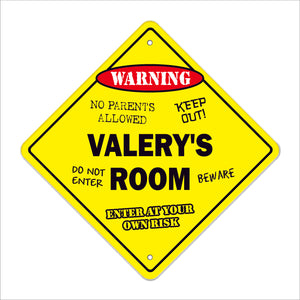 Valery's Room Sign