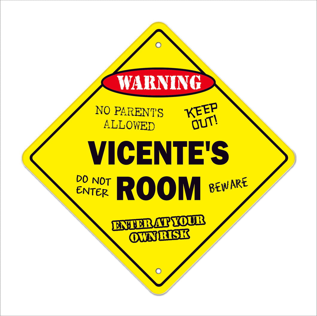 Vicente's Room Sign