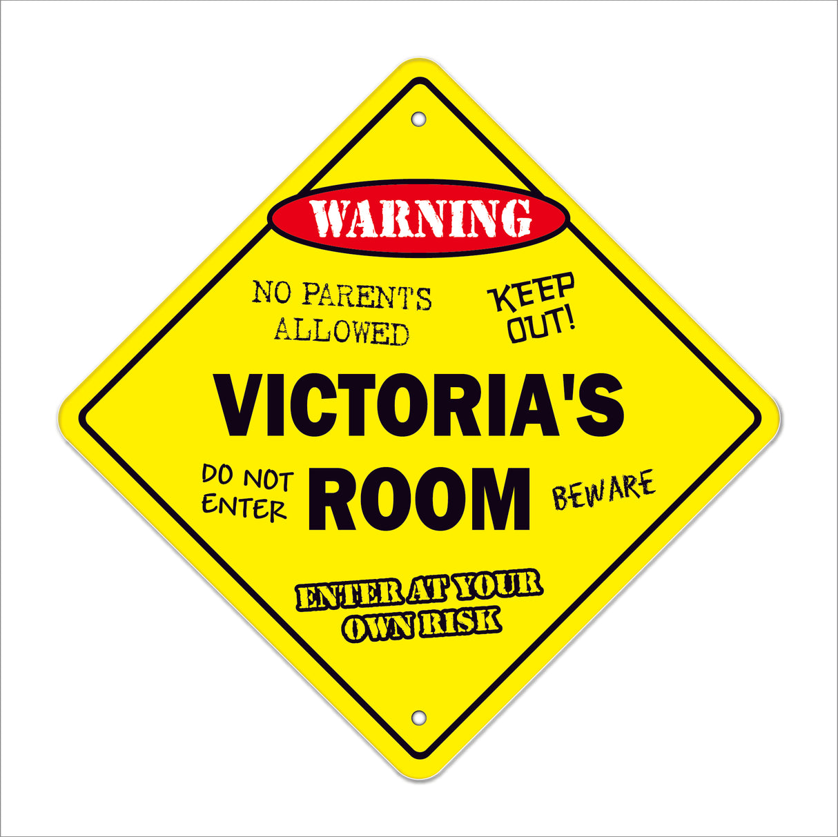 Victoria's Room Sign