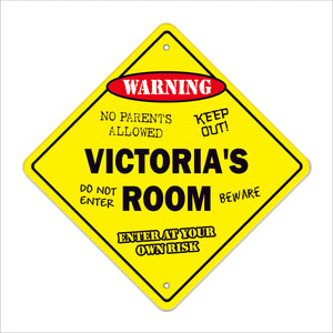 Victoria's Room Sign