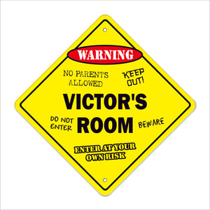 Victor's Room Sign