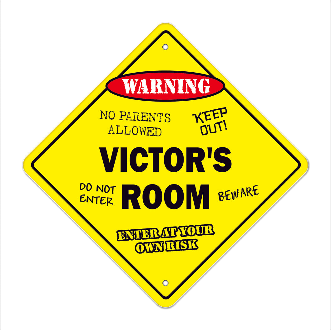 Victor's Room Sign