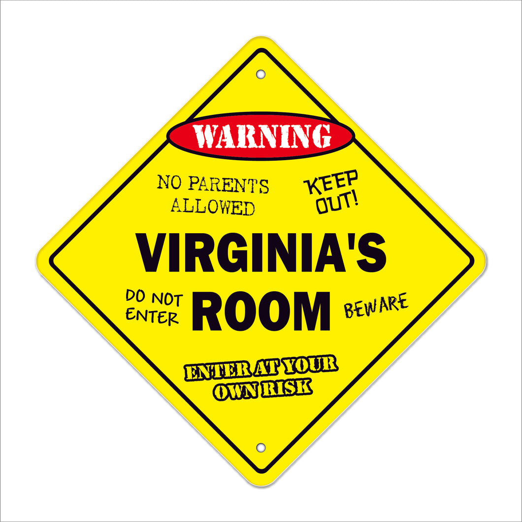 Virginia's Room Sign