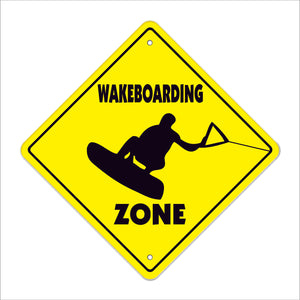 Wakeboarding Crossing Sign