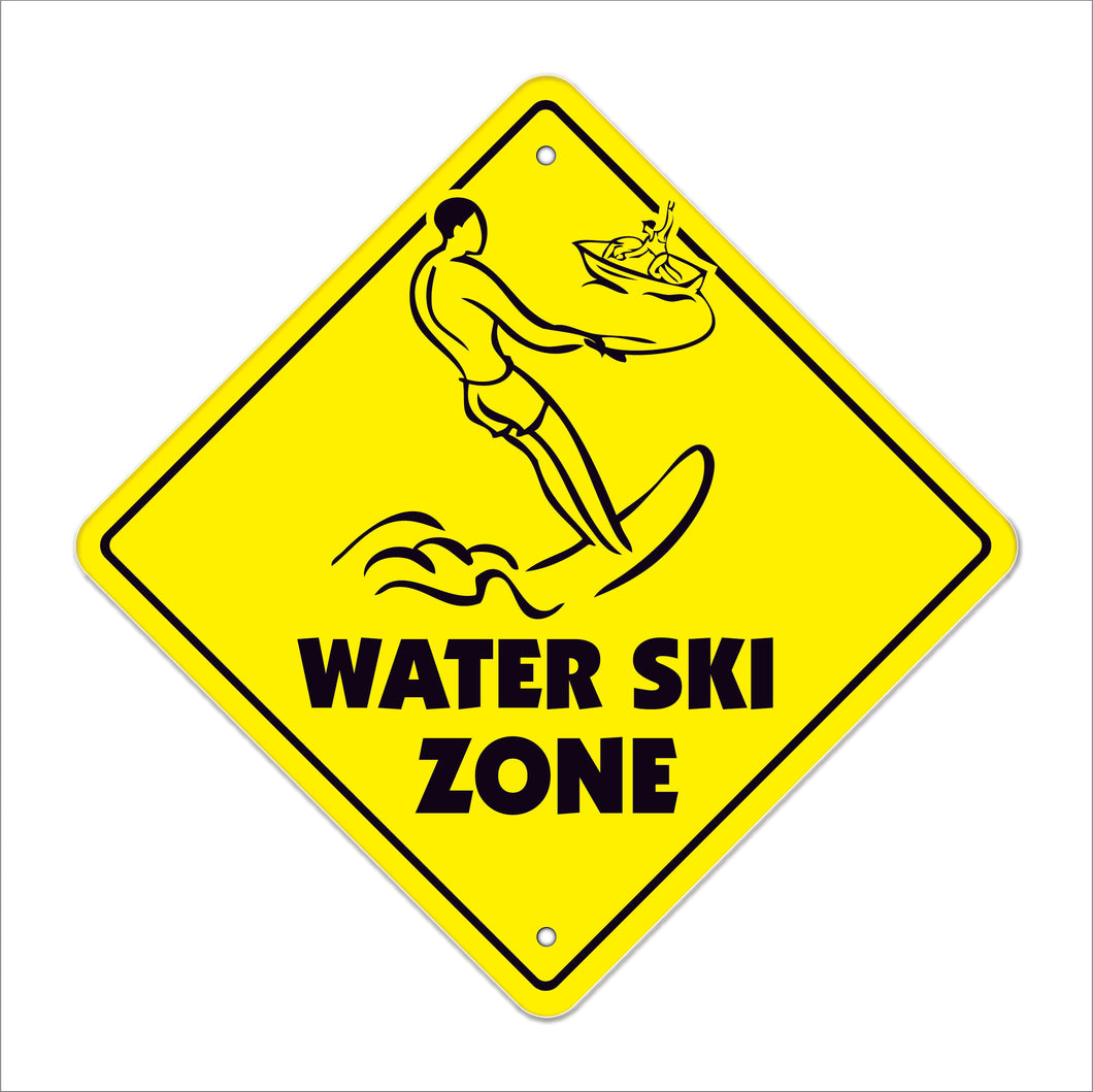 Water Ski Crossing Sign