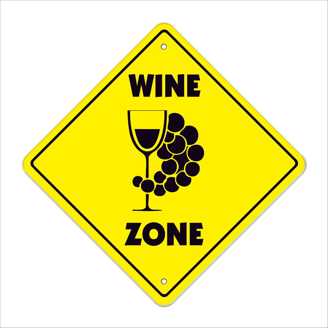 Wine Crossing Sign