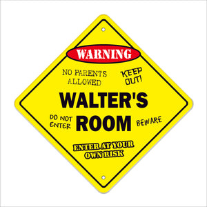 Walter's Room Sign