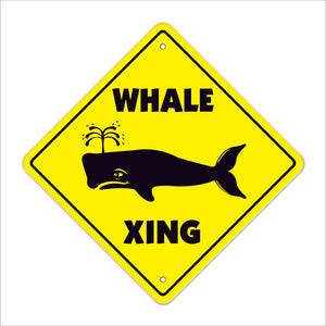 Whale Crossing Sign