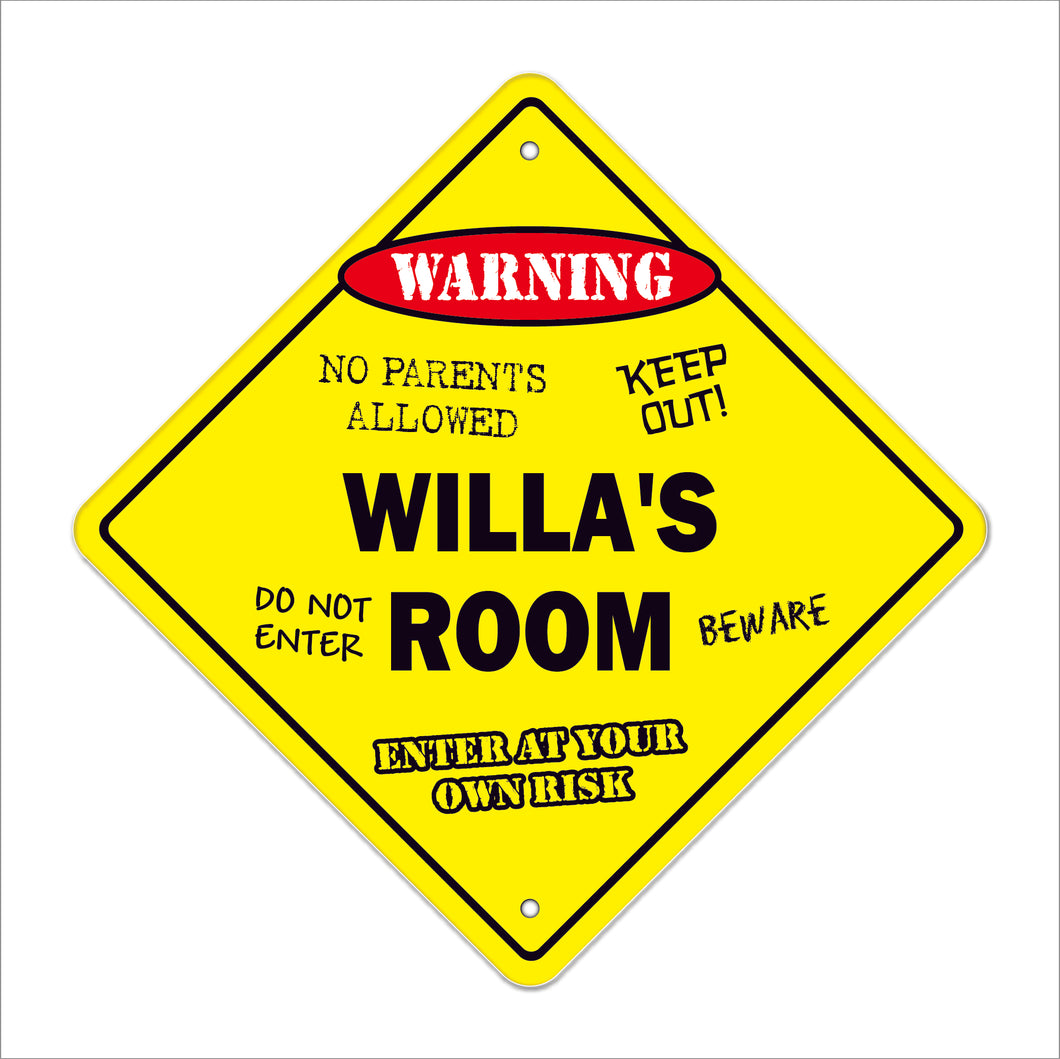 Willa's Room Sign