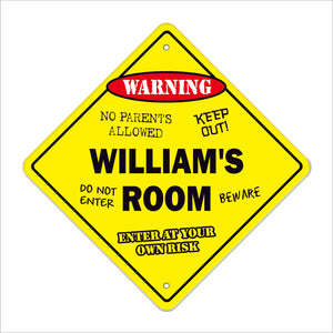 William's Room Sign