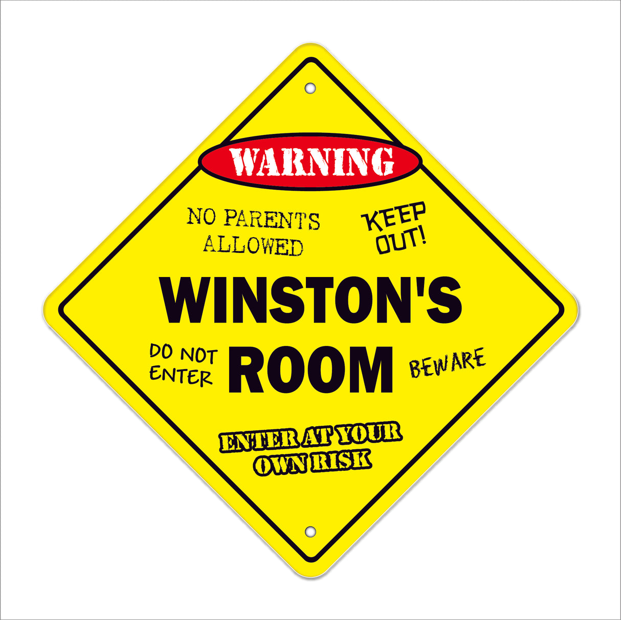 Winston's Room Sign