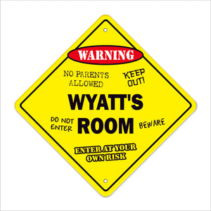 Wyatt's Room Sign