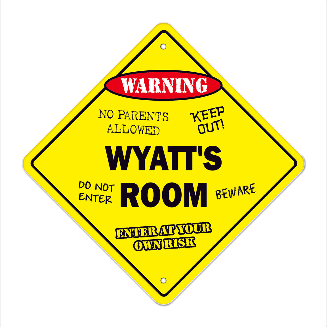 Wyatt's Room Sign
