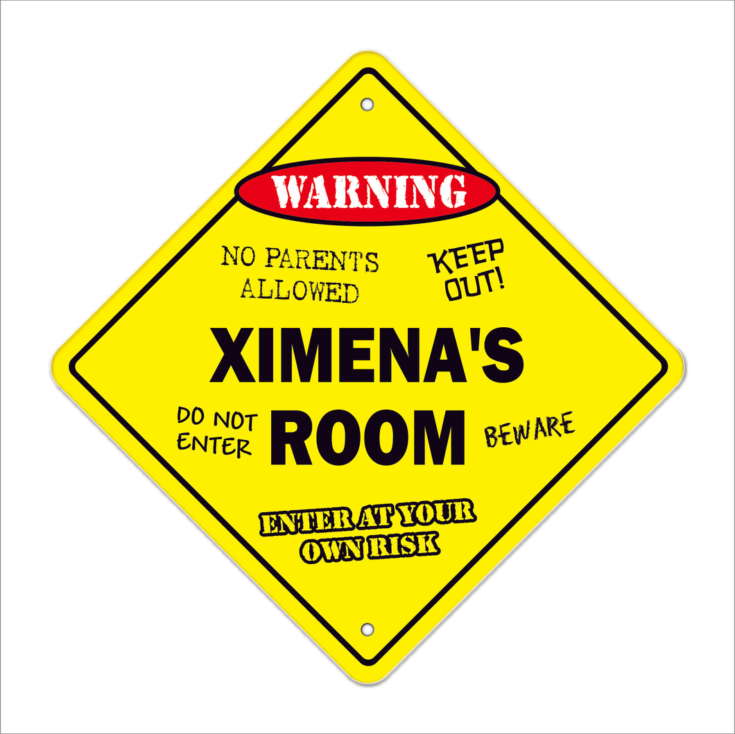 Ximena's Room Sign