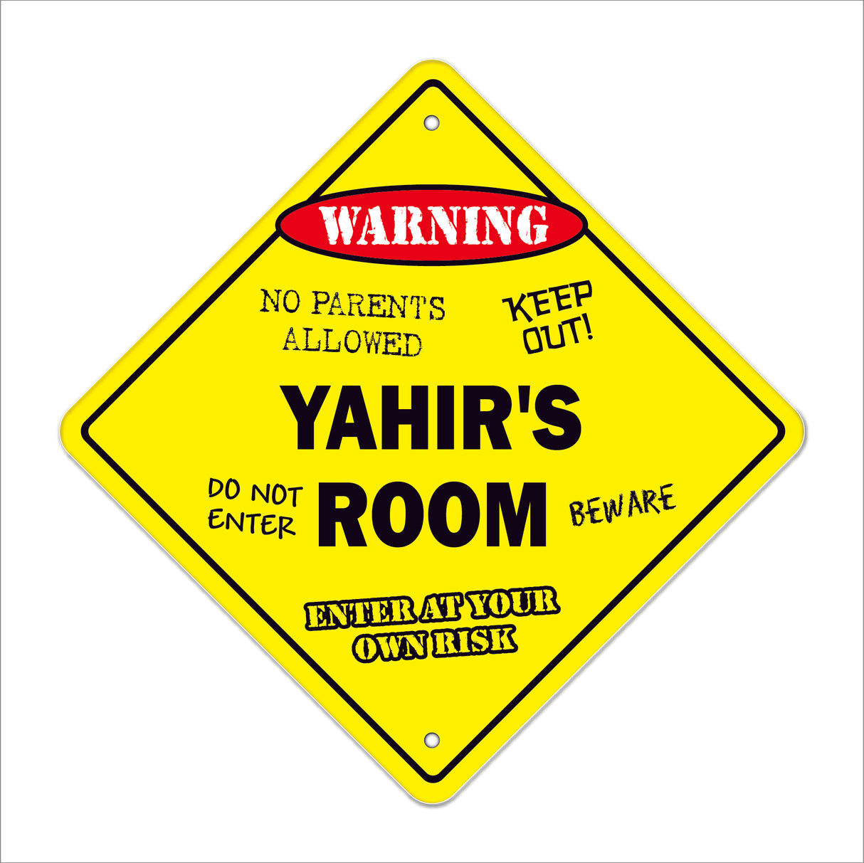 Yahir's Room Sign