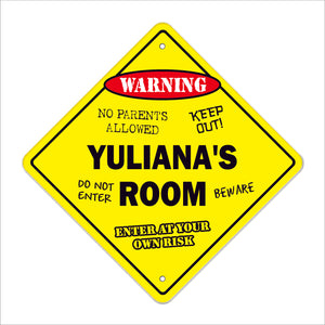 Yuliana's Room Sign