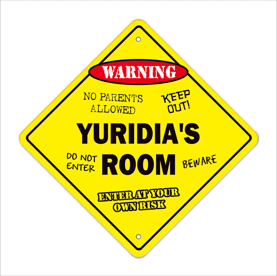 Yuridia's Room Sign