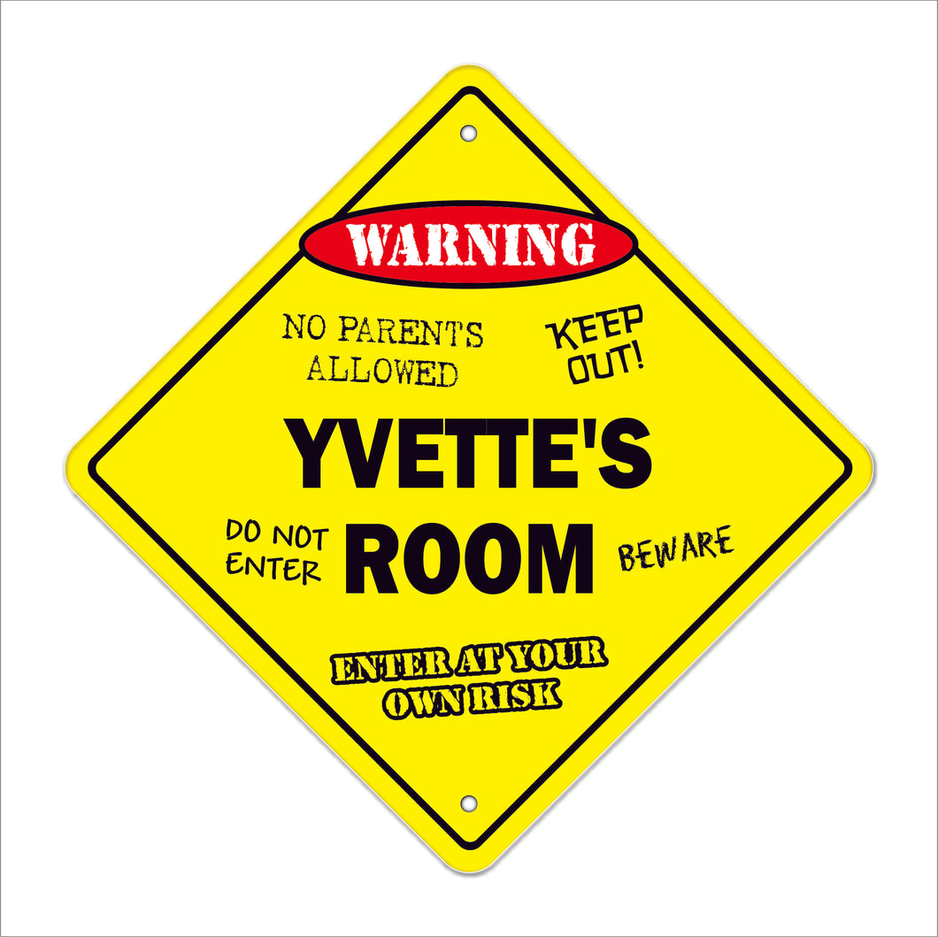 Yvette's Room Sign