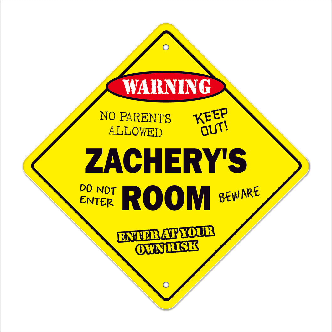 Zachery's Room Sign