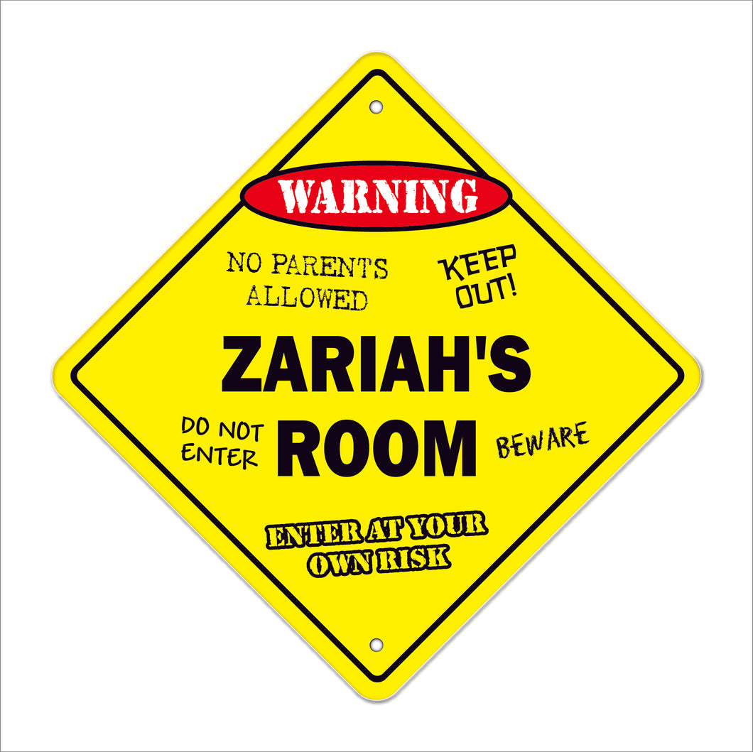 Zariah's Room Sign