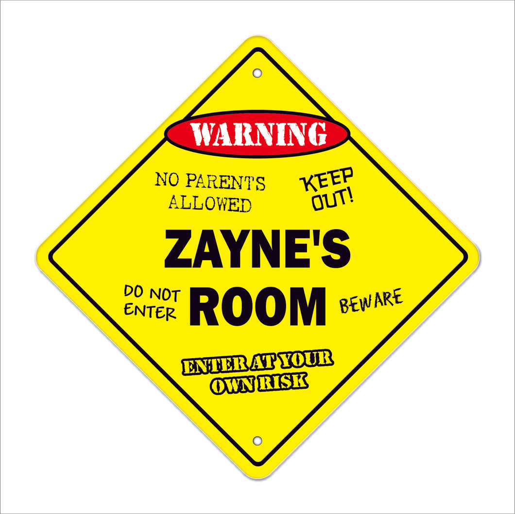 Zayne's Room Sign