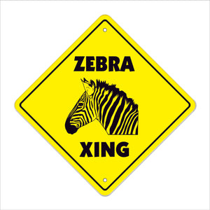 Zebra Crossing Sign