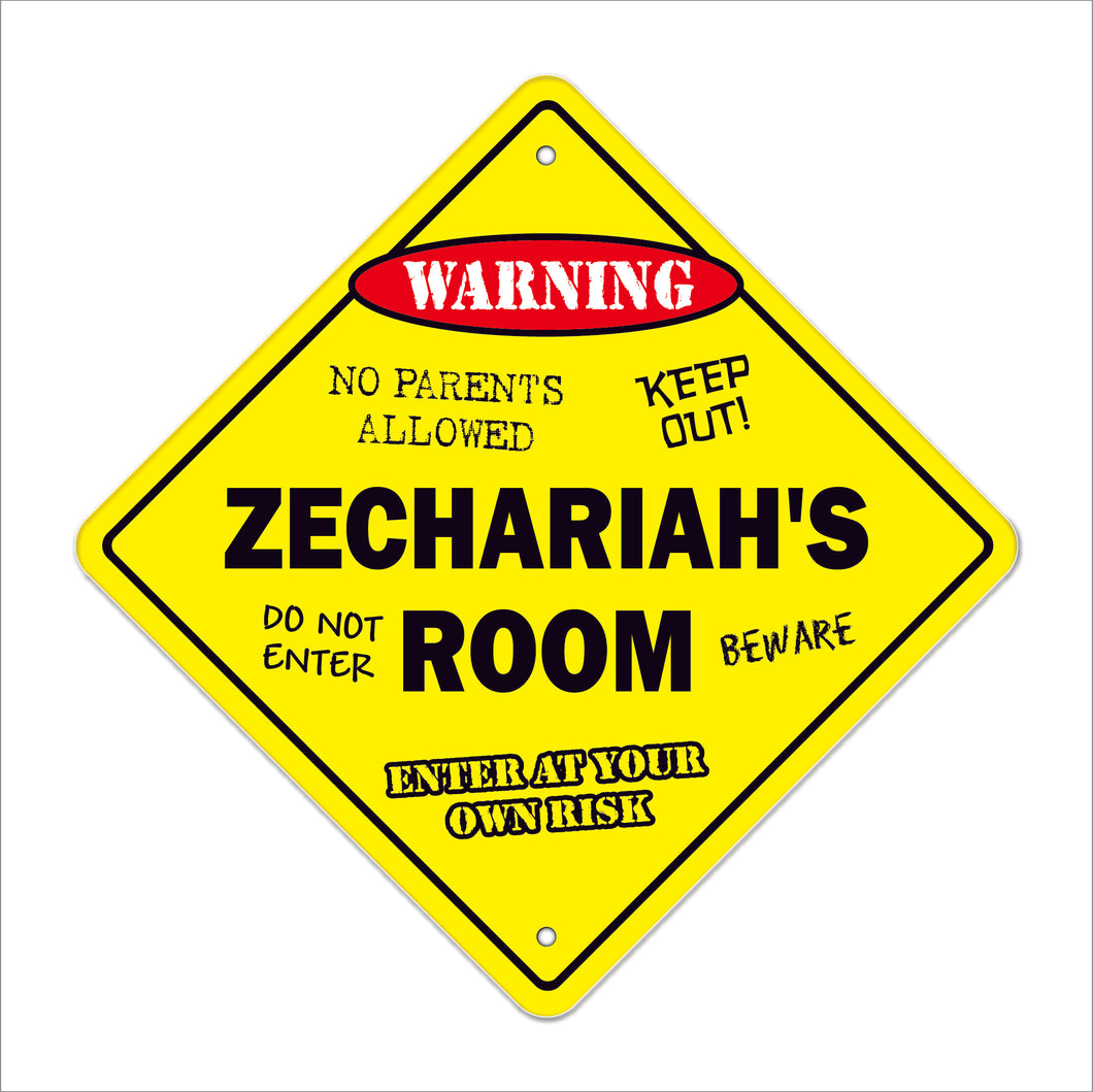 Zechariah's Room Sign