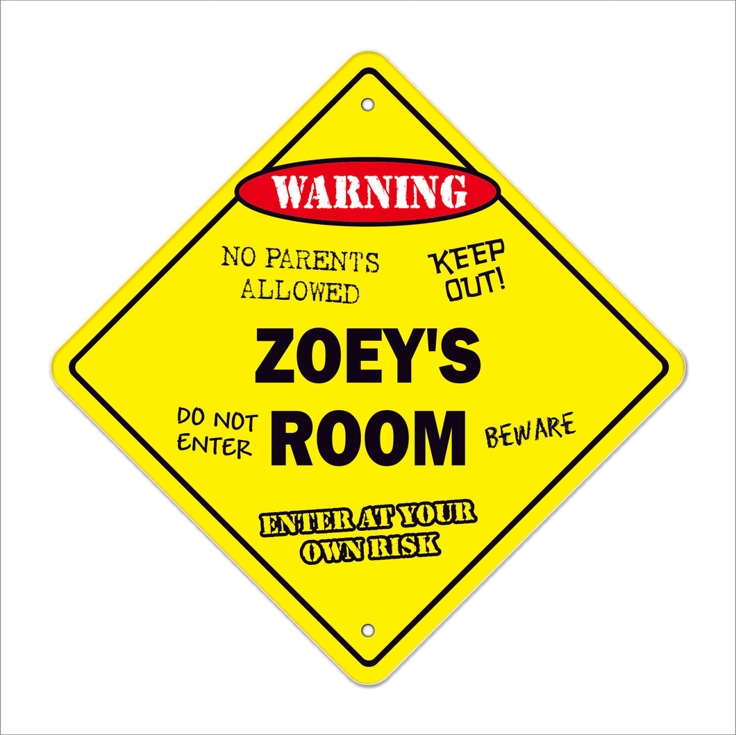 Zoey's Room Sign