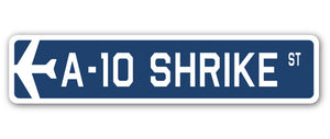 A-10 Shrike Street Sign