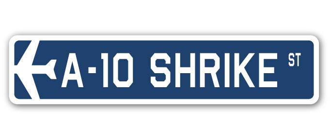 A-10 Shrike Street Sign