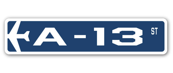 A-13 Street Sign